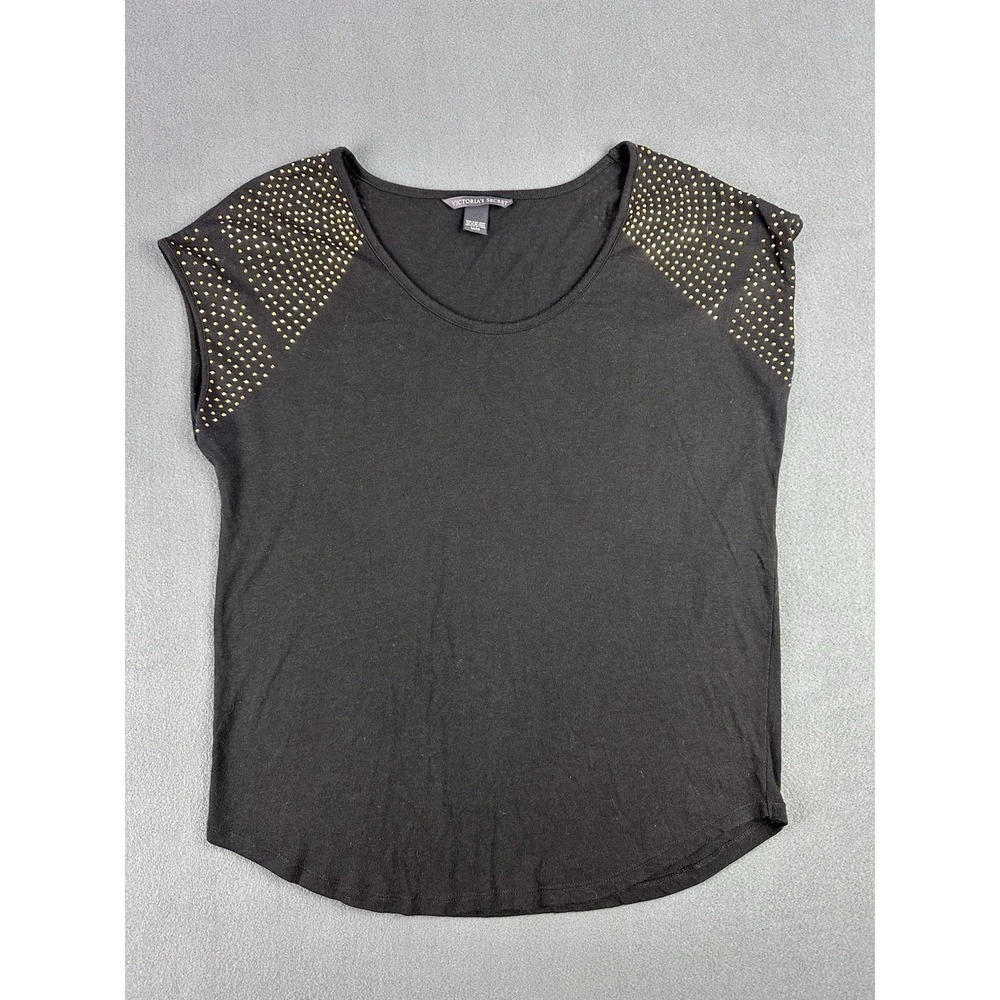 Victoria Secret Bill Top Med Studded Shoulder Gold Detail